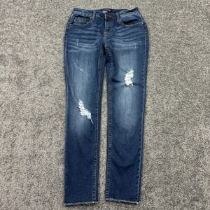 Vigoss Jeans Womens 27x28 Blue Jagger Skinny Classic Fit Medium Wash Denim City
